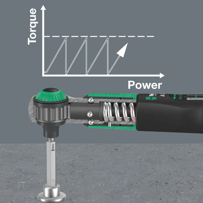 Wera Safe-Torque A 1 Torque Wrench with 1/4