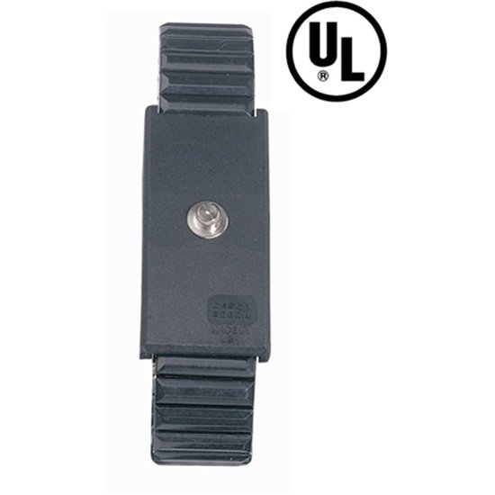 Desco 09042 Metal Adjustable Wristband, X-Large, 4mm