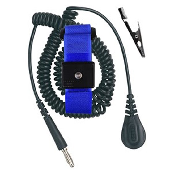 Desco Hook & Loop Wrist Strap, 6'