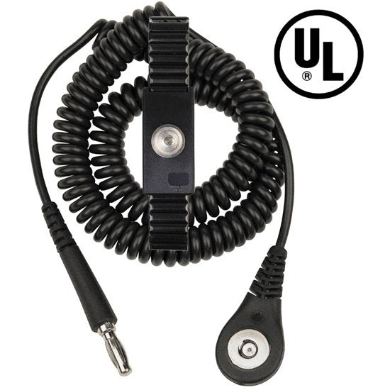 Desco Jewel, Magsnap Adjustable Metal Wrist Strap & Cord 12'