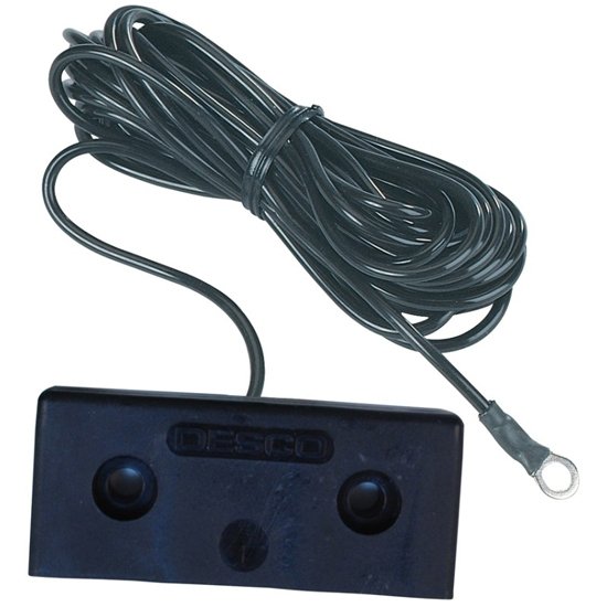 Desco 09836 Quad Common Point Ground Cord with 10mm Stud, 3.0m, 1 Megohm Resistor