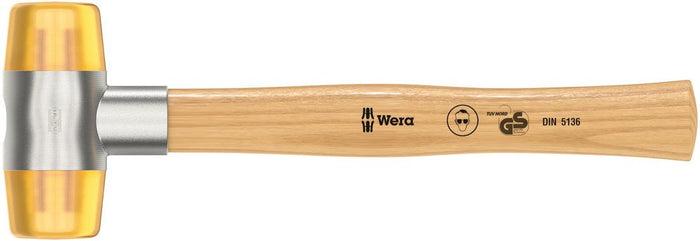 Wera 100 Soft-Faced Hammer With Cellidor Head Sections # 6x51mm 000030