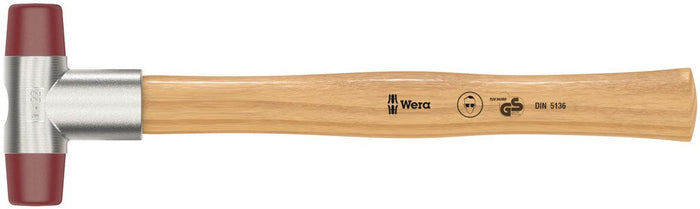 Wera 102 Soft-Faced Hammer With Urethane Head Sections # 1x23mm 000505