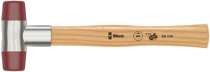 Wera 102 Soft-Faced Hammer With Urethane Head Sections # 2x28mm 000510