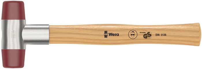 Wera 102 Soft-Faced Hammer With Urethane Head Sections # 6x51mm 000530