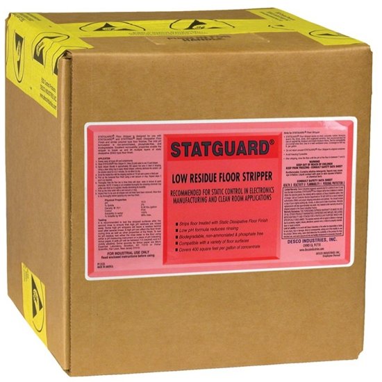 Desco Statguard Low Residue Floor Stripper, 5 Gal