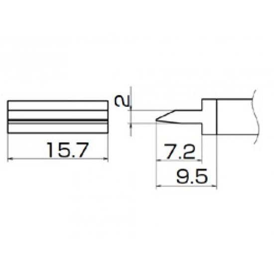 Hakko T12-1402 Soldering Tip