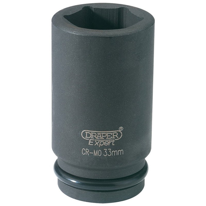 Draper Tools Expert 33mm 3/4 Square Drive Hi-Torq® 6 Point Deep Impact Socket