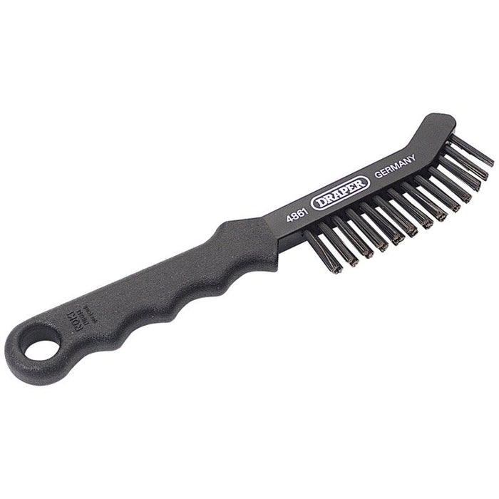 Draper Tools Steel Wire Fill Hand Brush (225mm)
