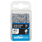 Sutton D132 Silver Bullet HSS Single Ended Panel Drills, 10 Pack