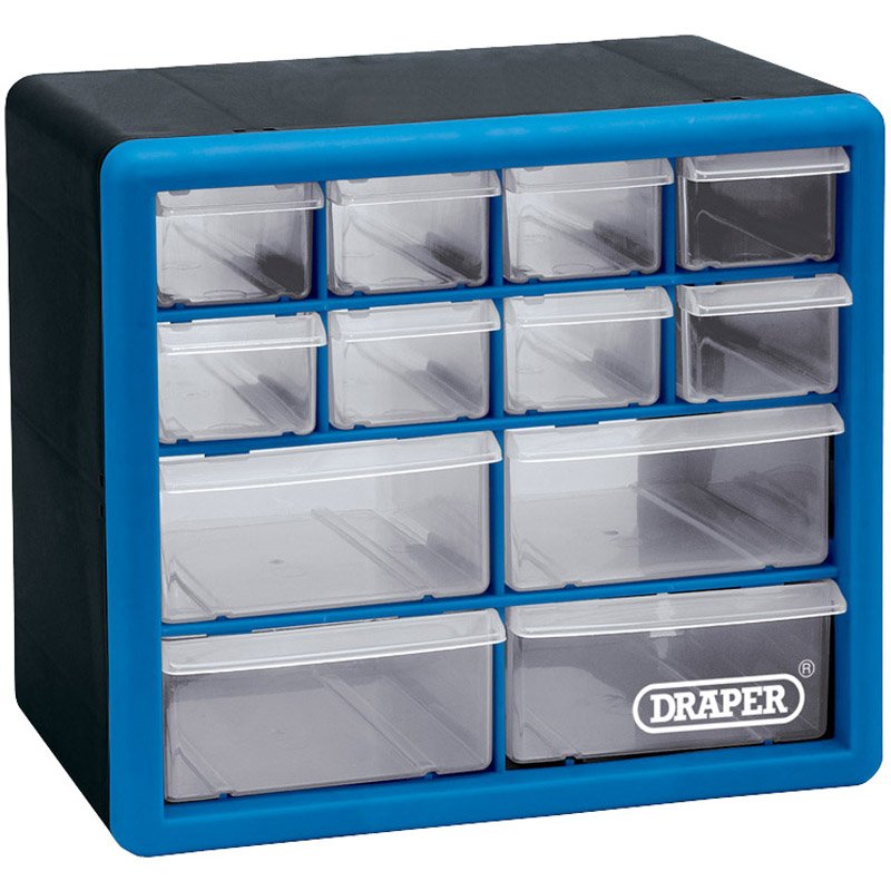 Draper Tools 12 Drawer Organiser For Sale Online – Mektronics