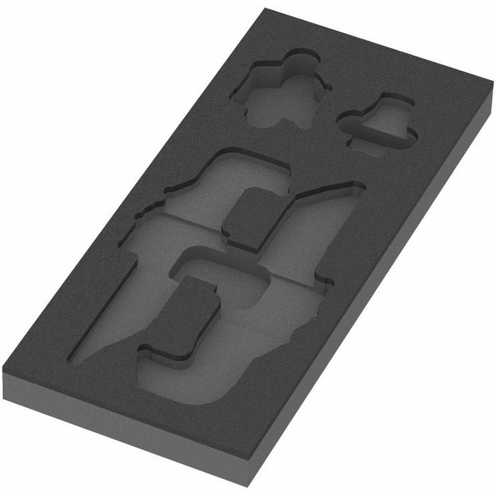 Wera 9840 Foam Insert L-key Set 1, Empty (172 x 30 x 392mm)