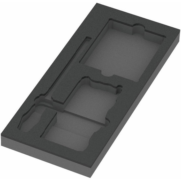 Wera 9850 Foam Insert Kraftform Kompakt+Tool-Check PLUS Set 1, Empty (172 x 30 x 392mm)
