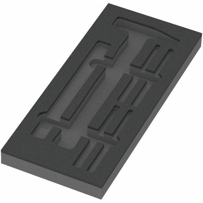 Wera 9882 Foam Insert Hammer Set 1, Empty (172 x 30 x 392mm)