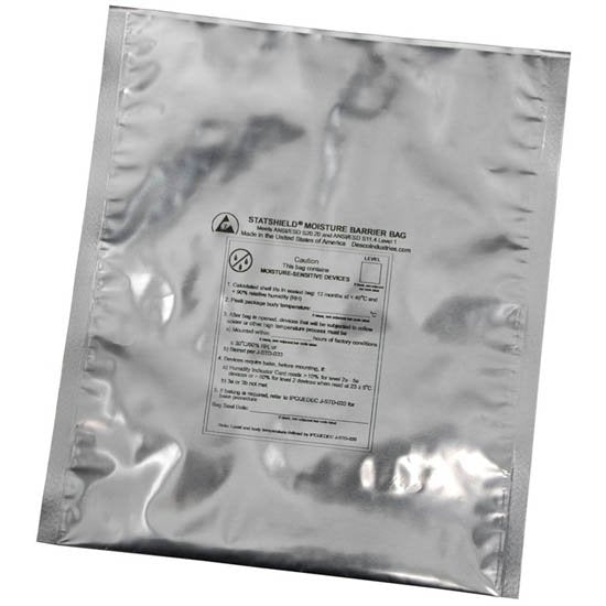 Desco 13962 - StatshieldÂ® Foil Moisture Barrier Bags, IPC/JEDEC, 305mm x 508mm, 100 EA