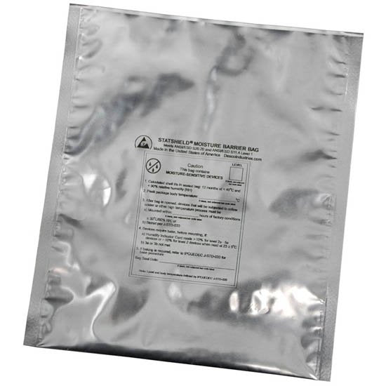 Desco 13965 - StatshieldÂ® Foil Moisture Barrier Bags, IPC/JEDEC, 457mm x 508mm, 100 EA