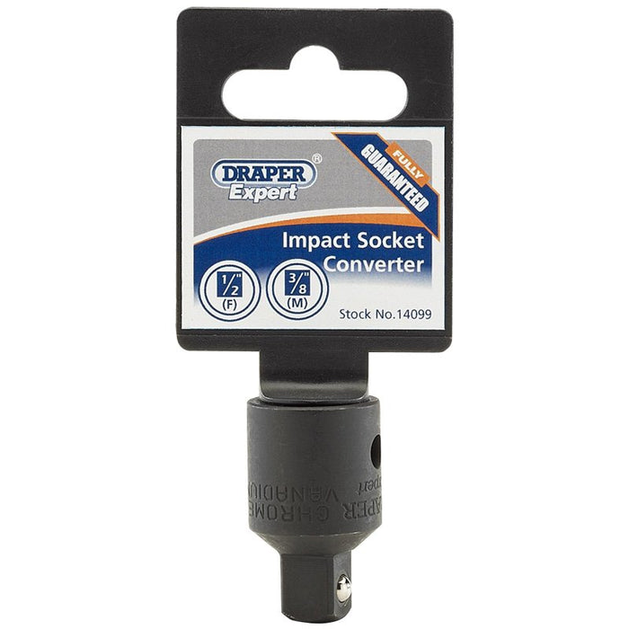Draper Tools Expert 1/2(F) x 3/8(M) Impact Socket Converter