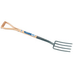 Draper Tools Carbon Steel Border Fork with Ash Handle
