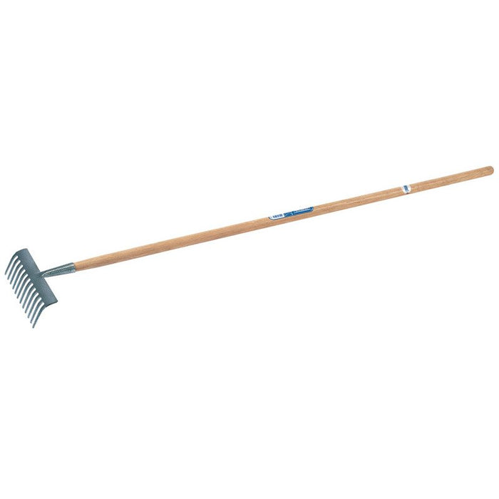 Draper Tools Carbon Steel Garden Rake with Ash Handle