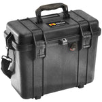 Pelican # 1430 Top Loader Case - Black - With Foam (417 x 221 x 334mm)