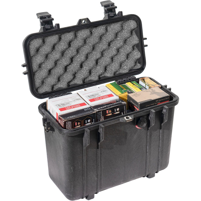 Pelican # 1430 Top Loader Case - Black - With Foam (417 x 221 x 334mm)