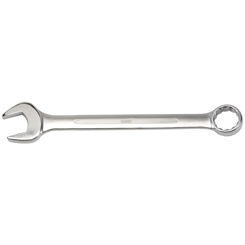 Draper Tools 70mm Heavy Duty Long Pattern Metric Combination Spanner ...