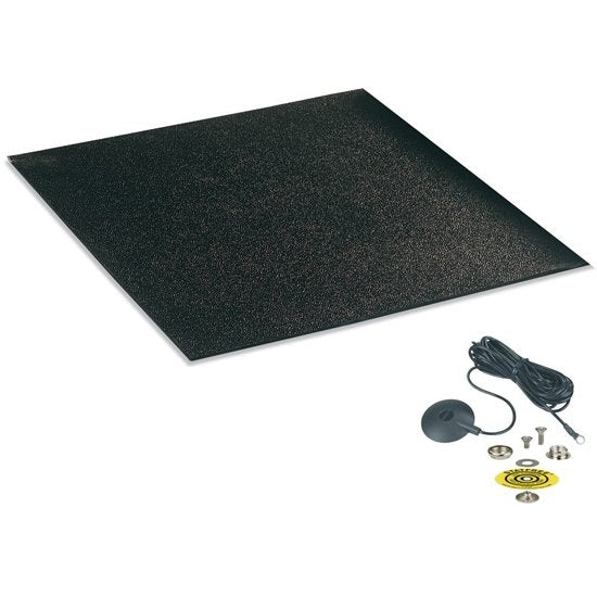 Desco 15014 - Statfree CV280™ Conductive Vinyl Mat, 2.0mm x 1219mm x 1829mm, Black
