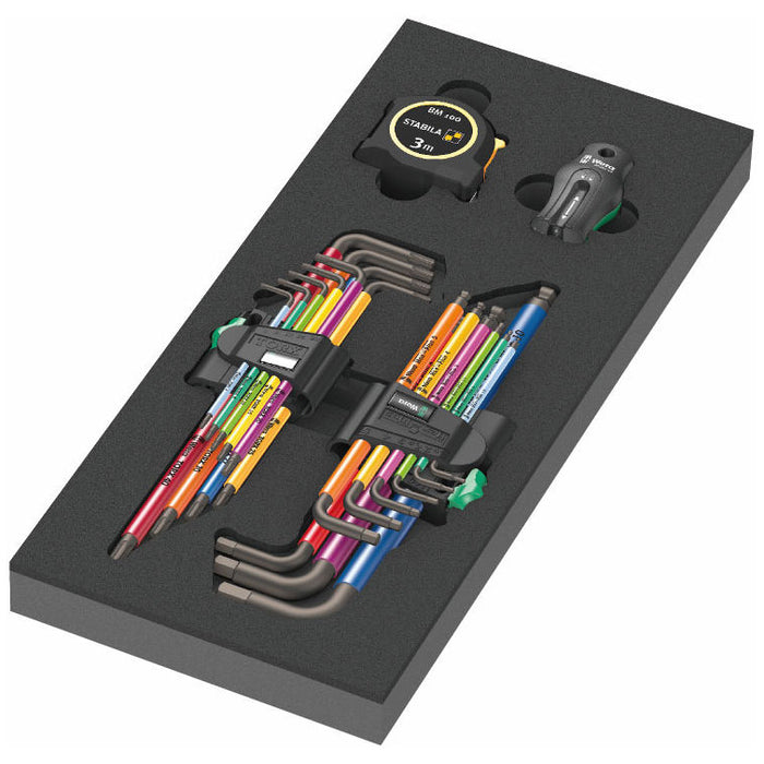 Wera 9740 Foam Insert L-key Set 1 20 Piece 150140