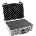 Pelican # 1520 Case - Silver - With Foam (502 x 401 x 188mm)