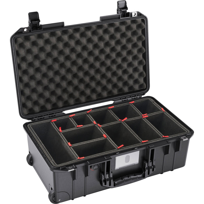 Pelican 1535 AIR Carry-On Case - With TrekPak Divider System - Black (558 x 355 x 228mm)