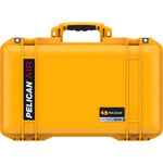 Pelican 1535 AIR Carry-On Case - With Foam - Yellow (558 x 355 x 228mm)