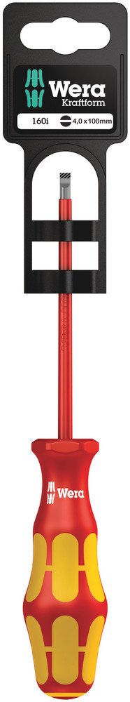 Wera 160 VDE Slotted Screwdriver 0.8x4x100mm 100003
