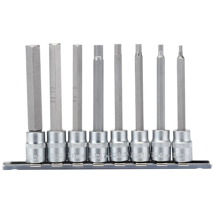 Draper Tools 3/8 Sq. Dr. Hexagonal Socket Bit Set (8 piece)