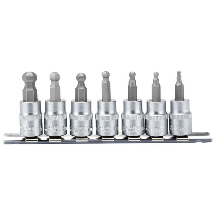Draper Tools 3/8 Sq. Dr. Hexagonal Socket Bit Set (7 piece)