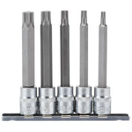Draper Tools 3/8 Sq. Dr. Spline Socket Bit Set (5 piece)