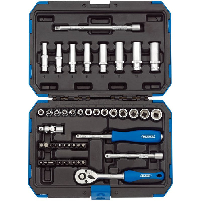 Draper Tools 1/4 Sq. Dr. Metric Socket Set (47 Piece)