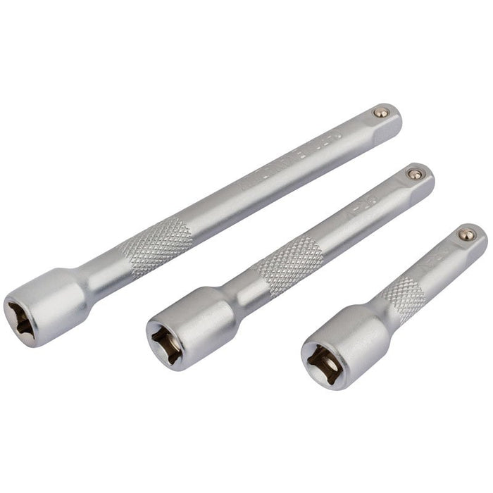 Draper Tools 1/4 Square Drive Extension Bar Set (3 Piece)