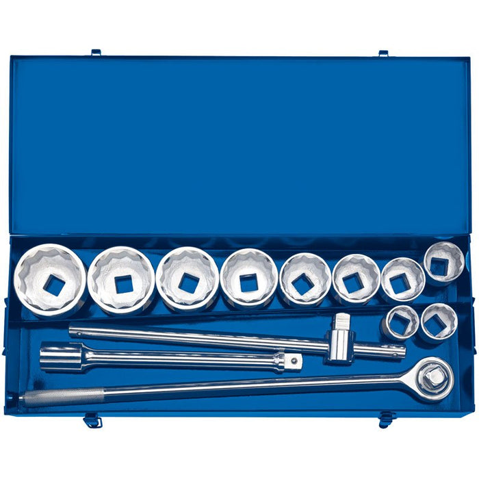 Draper Tools 1 Sq. Dr. Metric Socket Set in Metal case (13 Piece)
