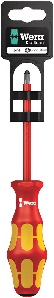 Wera 165 VDE Pozidriv Screwdriver PZ 2x100mm 100016