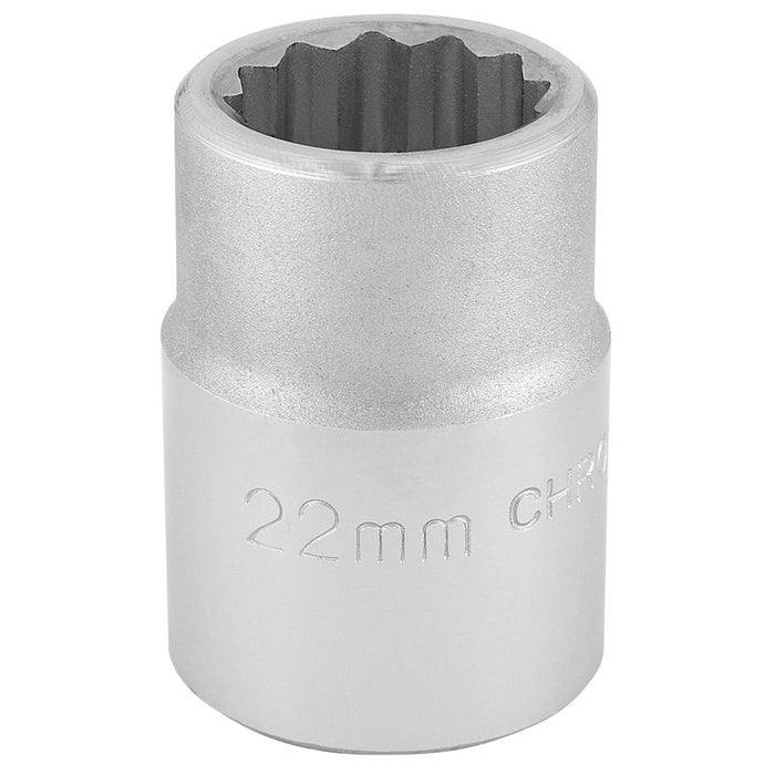 Draper Tools 3/4 Square Drive 12 Point Socket (22mm)