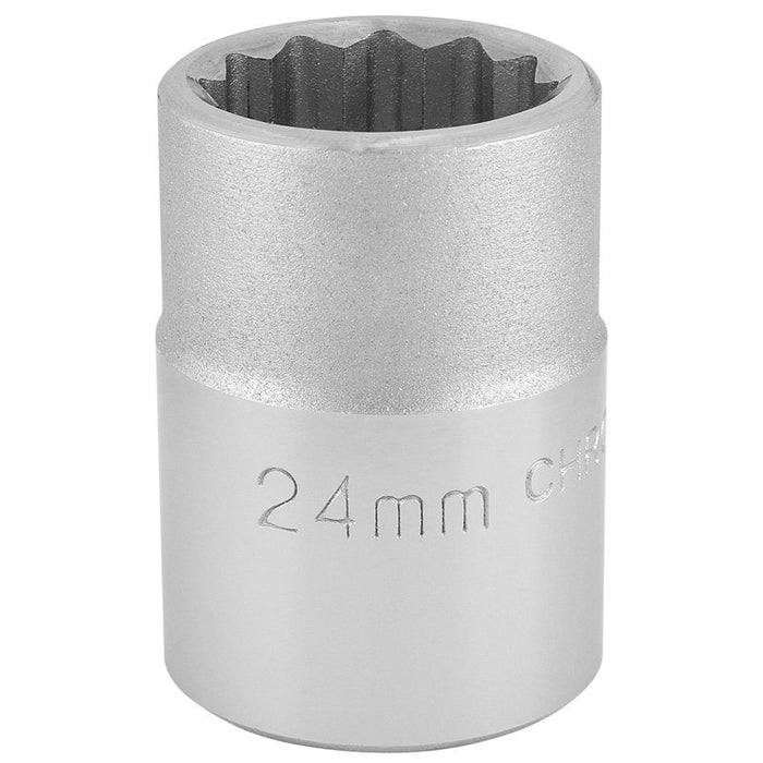 Draper Tools 3/4 Square Drive 12 Point Socket (24mm)