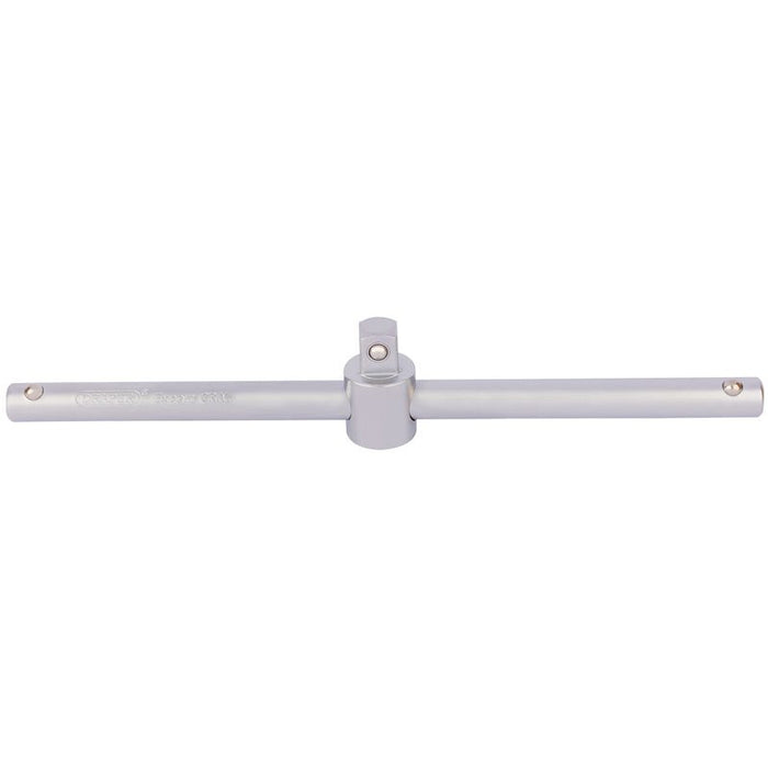 Draper Tools 1/2 Square Drive Satin Chrome Sliding T Bar