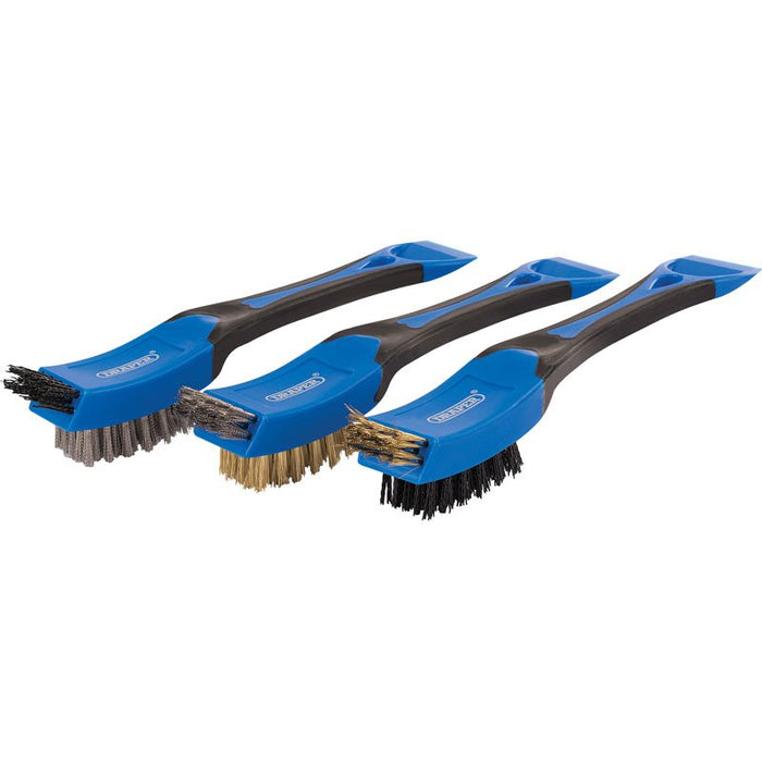 Draper Tools Mini Wide Head Brush Set (3 Piece)