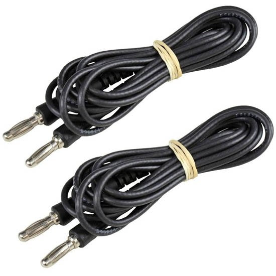 Desco 19641 - Test Leads for Surface Resistance Checker, 1 Pair