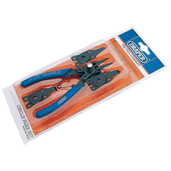 Draper Tools 165mm Circlip Pliers Set (5 Piece)