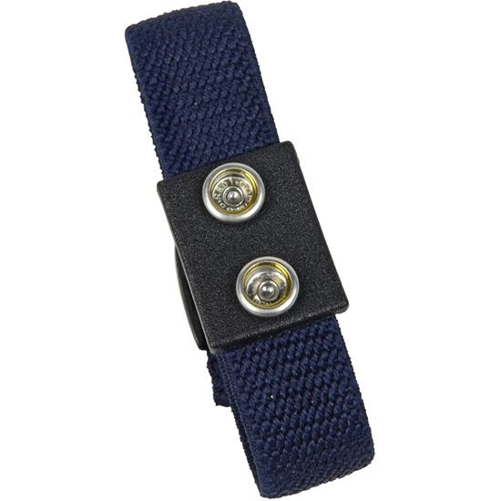 Desco 19861 - Dual-Wire Woven Adjustable Wrist Band, 7mm