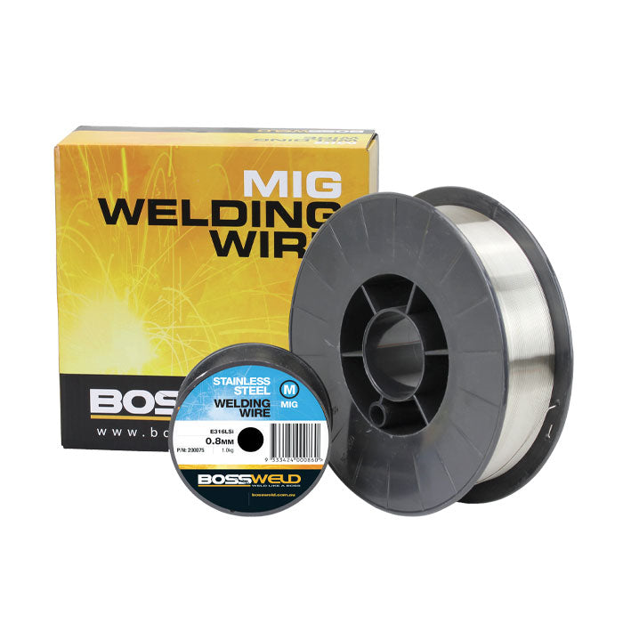 Bossweld 316LSI Stainless Steel MIG Wire x 0.8mm (1 Kg Spl)