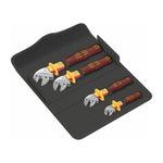 Wera 6004 Joker VDE 4 Set 1 Insulated Self-Setting Spanner Set, 4 Pce