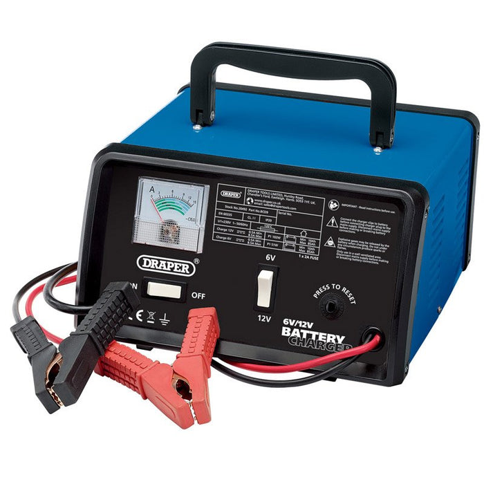 Draper Tools 6/12V 8.4A Battery Charger