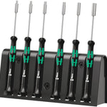 Wera 2069/6 Micro Metric Precision Nutdriver Set & Rack 6 Pce 118158